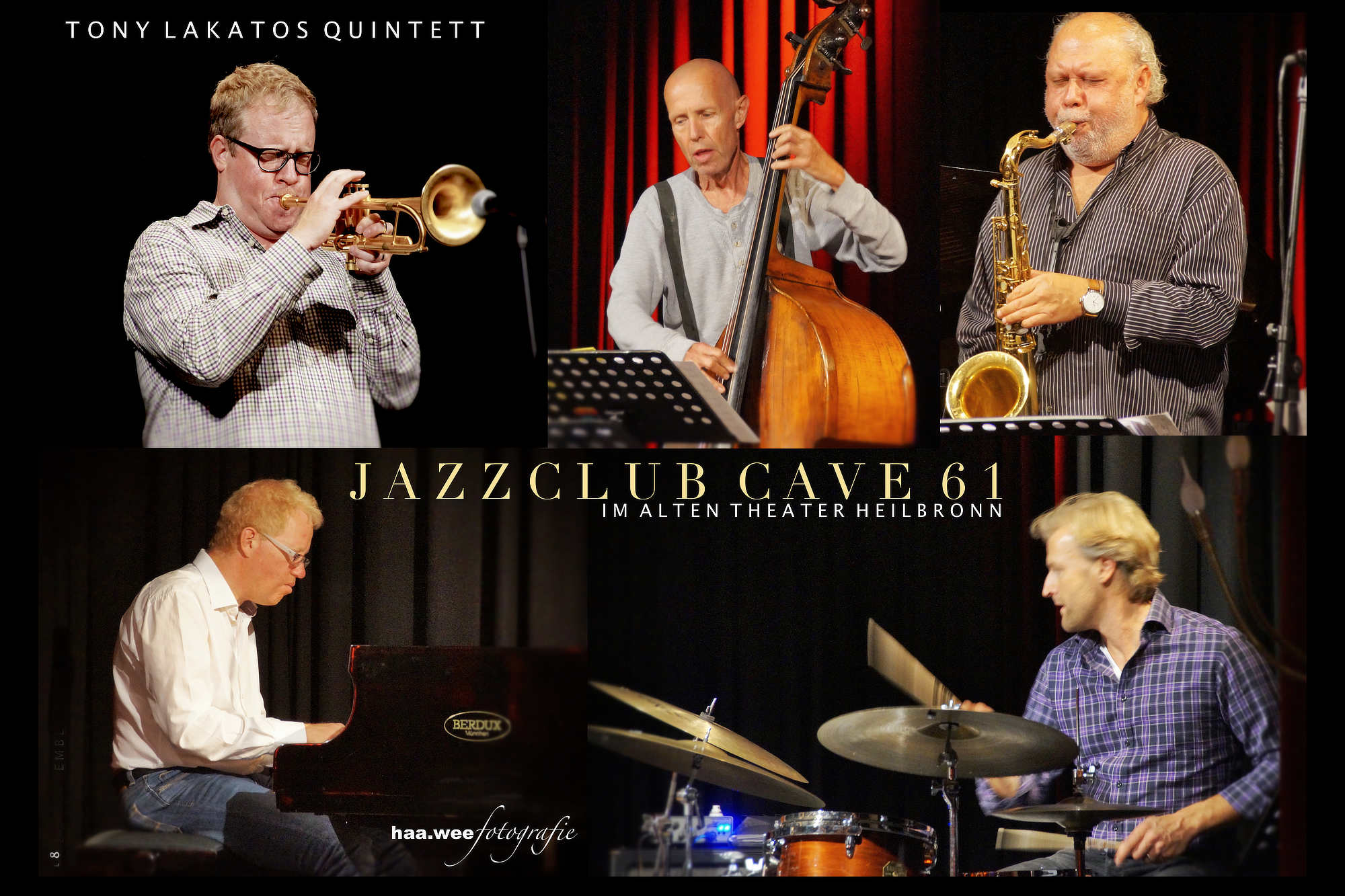 September 2018: Tony Lakatos Quintett